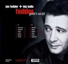 Jan Fedder &amp; Big Balls: Fedder geht's nicht (180g) (Limited Edition) (Translucent Red Vinyl), LP