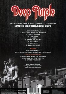 Deep Purple: Copenhagen 1972, DVD