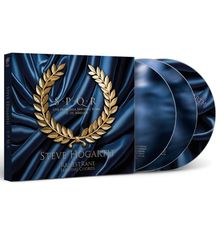 Text: S.P.Q.R., Live from Sala Sinopoli, Roma, III. III. MMXXII, Steve Hogarth, RanestRane, Flowing Chords. Goldener Lorbeerkranz auf blauem Stoff.