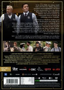 Beschreibung der Staffel 10 von "Murdoch Mysteries" mit spannenden Fällen, Loyalitätskonflikten und moralischen Dilemmata.