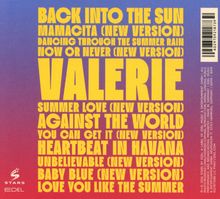 Texte: BACK INTO THE SUN, MAMACITA (NEW VERSION), VALERIE, SUMMER LOVE (NEW VERSION), AGAINST THE WORLD, HEARTBEAT IN HAVANA.  
  
Hintergrund: Farbverlauf von Blau zu Lila; Logo unten links.