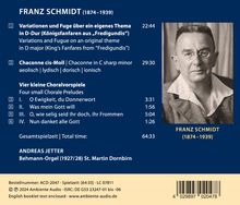 Franz Schmidt (1874-1939): Orgelwerke Vol.1 "Königsfanfaren", CD