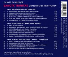 Enjott Schneider (geb. 1950): Sancta Trinitas (Oratorisches Triptychon), CD