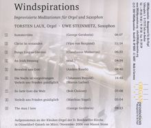 Musik für Saxophon &amp; Orgel "Windspirations", CD