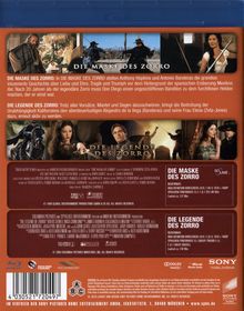 Die Maske des Zorro + Die Legende des Zorro (Blu-ray), 2 Blu-ray Discs