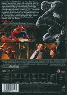 Spider-Man 3, DVD