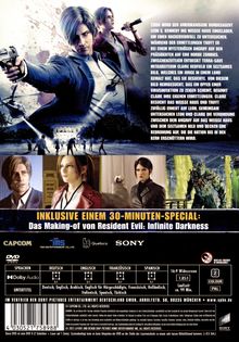 Resident Evil: Infinite Darkness, DVD