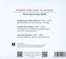 Camille Saint-Saens (1835-1921): Beethoven-Variationen op.35 für 2 Klaviere, CD