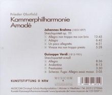Giuseppe Verdi (1813-1901): Streichquartett e-moll für Streichorchester, CD
