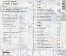 Edvard Grieg (1843-1907): Peer Gynt op.23 (Komplette Bühnenmusik in deutscher Sprache), 2 CDs