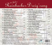 20 Jahre Rainbacher Dreig'sang, CD