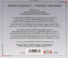 Ruggero Leoncavallo (1857-1919): Pagliacci (in deutscher Sprache), 2 CDs