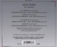 Antonin Dvorak (1841-1904): Symphonien Nr.3,4,5,7, 2 CDs