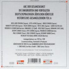ABC der Gesangskunst in Deutschland - Gesangslexikon 6, 2 CDs