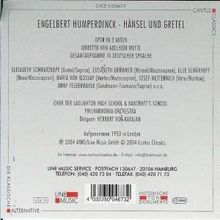 Engelbert Humperdinck (1854-1921): Hänsel &amp; Gretel, 2 CDs