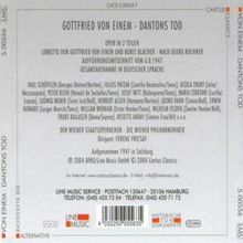 Gottfried von Einem (1918-1996): Dantons Tod, 2 CDs