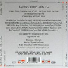 Max von Schillings (1868-1933): Mona Lisa, 2 CDs