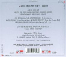 Sergej Rachmaninoff (1873-1943): Aleko, 2 CDs