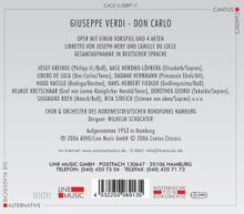 Giuseppe Verdi (1813-1901): Don Carlos (in dt.Spr.), 2 CDs