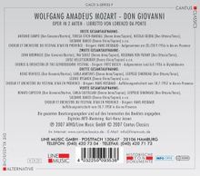 Wolfgang Amadeus Mozart (1756-1791): Don Giovanni (4 Gesamtaufnahmen im MP3-Format), 2 MP3-CDs