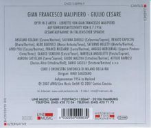 Gian Francesco Malipiero (1882-1974): Giulio Cesare, 2 CDs