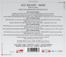 Jules Massenet (1842-1912): Manon (4 Gesamtaufnahmen im MP3-Format), 2 MP3-CDs