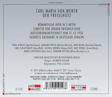 Carl Maria von Weber (1786-1826): Der Freischütz (gekürzte Aufnahme), 2 CDs