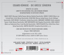 Eduard Künneke (1885-1953): Die grosse Sünderin, 2 CDs