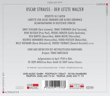 Oscar Straus (1870-1954): Der letzte Walzer, 2 CDs