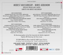 Modest Mussorgsky (1839-1881): Boris Godunow (4 Gesatmaufnahmen im MP3-Format), 2 MP3-CDs
