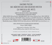 Giacomo Puccini (1858-1924): La Fanciulla del West (in dt.Spr.), 2 CDs
