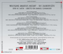 Wolfgang Amadeus Mozart (1756-1791): Die Zauberflöte (4 Gesamtaufnahmen im MP3-Format), 2 MP3-CDs