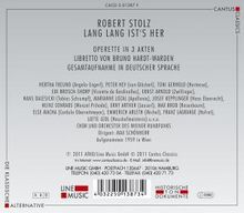 Robert Stolz (1880-1975): Lang lang ist's her, 2 CDs