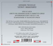 Giovanni Paisiello (1740-1816): Socrate Immaginario, 2 CDs