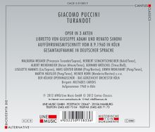 Giacomo Puccini (1858-1924): Turandot (in dt.Spr.), 2 CDs