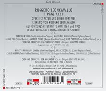 Ruggero Leoncavallo (1857-1919): Pagliacci (2 Gesamtaufnahmen), 2 CDs