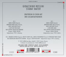 Gioacchino Rossini (1792-1868): Stabat Mater (3 Gesamtaufnahmen), 3 CDs