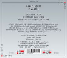 Oskar Jascha (1881-1948): Revanche, 2 CDs