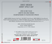 Ernst Krenek (1900-1991): Jonny spielt auf (in italienischer Sprache), 2 CDs