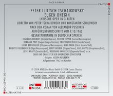 Peter Iljitsch Tschaikowsky (1840-1893): Eugen Onegin (in dt. Spr.), 2 CDs