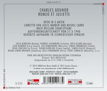 Charles Gounod (1818-1893): Romeo &amp; Juliette (gekürzte Aufnahme in schwedischer Sprache), 2 CDs