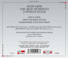 Joseph Haydn (1732-1809): L'Infedelta Delusa (in deutscher Sprache), 2 CDs