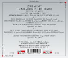Louis Varney (1884-1908): Les Mousquetaires au Couvent (2 Gesamtaufnahmen ohne Dialoge), 2 CDs
