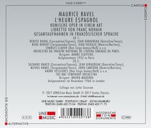 Maurice Ravel (1875-1937): L'heure espagnole (2 Gesamtaufnahmen), 2 CDs