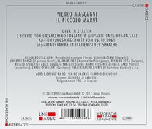 Pietro Mascagni (1863-1945): Il Piccolo Marat, 2 CDs