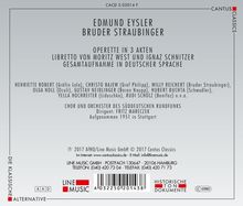Edmund Eysler (1874-1949): Bruder Straubinger, 2 CDs