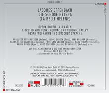 Jacques Offenbach (1819-1880): La belle Helene (in dt.Spr.), 2 CDs