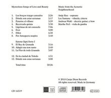 Music from the Acoustic Neighbourhood - Mysterious Songs of Love and Beauty, CD