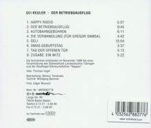 Uli Keuler: Der Betriebsausflug, CD