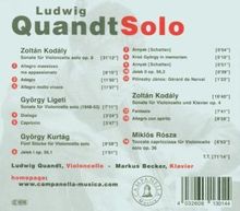 Ludwig Quandt - Solo, CD